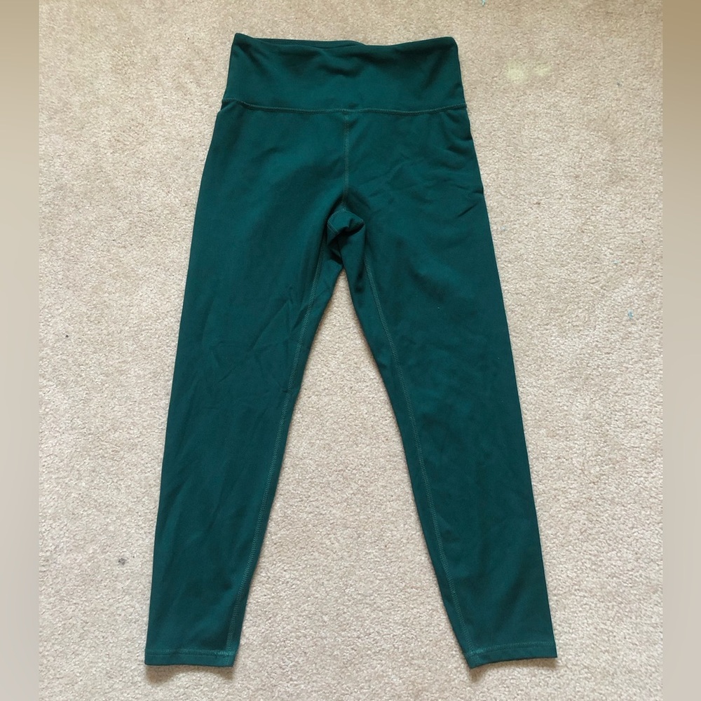 Emerald green 7/8 leggings